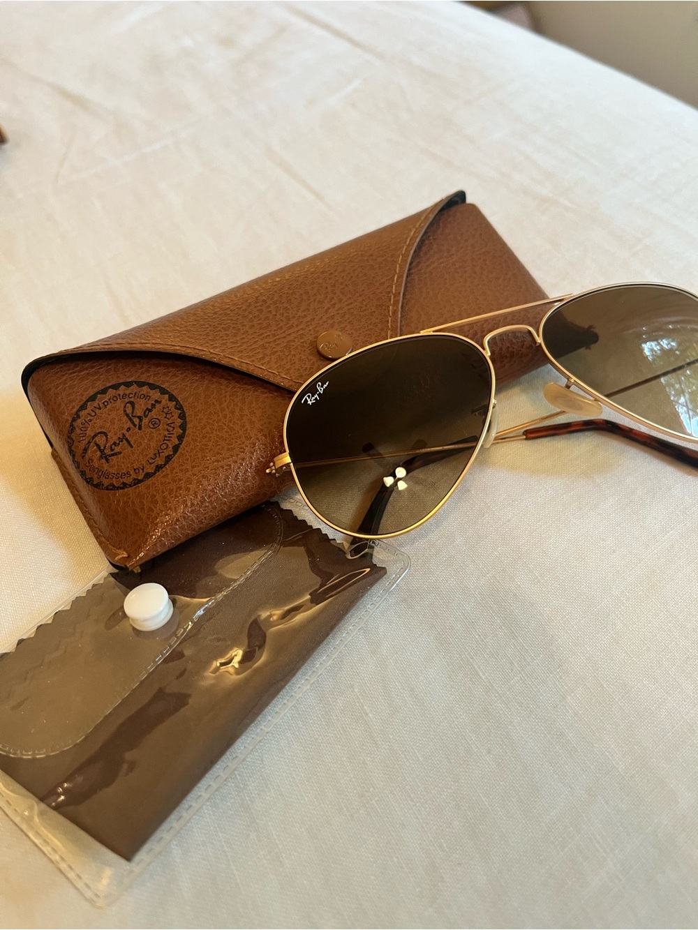 Ray-Ban Gold Frame RB302558 58MM Original Aviator Sunglasses - Picture 2 of 3